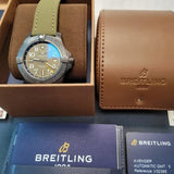 Buy Shop Breitling Avenger Automatic GMT 45 Night Mission Green Dial Green Nylon Strap Watch for Men - V323952A1L1X1 USA Online