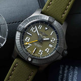 Buy Shop Breitling Avenger Automatic GMT 45 Night Mission Green Dial Green Nylon Strap Watch for Men - V323952A1L1X1 USA Online