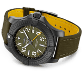 Buy Shop Breitling Avenger Automatic GMT 45 Night Mission Green Dial Green Nylon Strap Watch for Men - V323952A1L1X1 USA Online