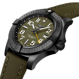 Buy Shop Breitling Avenger Automatic GMT 45 Night Mission Green Dial Green Nylon Strap Watch for Men - V323952A1L1X1 USA Online