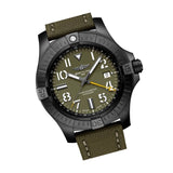 Buy Shop Breitling Avenger Automatic GMT 45 Night Mission Green Dial Green Nylon Strap Watch for Men - V323952A1L1X1 USA Online