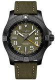Buy Shop Breitling Avenger Automatic GMT 45 Night Mission Green Dial Green Nylon Strap Watch for Men - V323952A1L1X1 USA Online