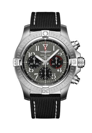 Buy Shop Breitling Avenger B01 Chronograph 45 Anthracite Dial Black Nylon Strap Watch for Men - AB01821A1B1X1 USA Online