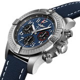 Buy Shop Breitling Avenger B01 Chronograph 45 Blue Dial Blue Nylon Strap Watch for Men - AB01821A1C1X1 USA Online