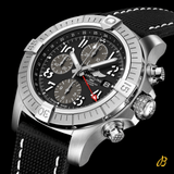 Buy Shop Breitling Avenger B01 Chronograph GMT Black Dial Black Nylon Strap Watch for Men - A24315101B1X1 USA Online