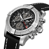 Buy Shop Breitling Avenger B01 Chronograph GMT Black Dial Black Nylon Strap Watch for Men - A24315101B1X1 USA Online