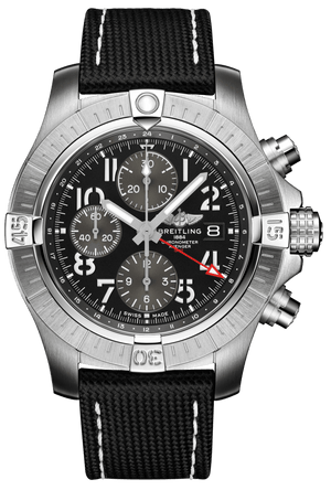Buy Shop Breitling Avenger B01 Chronograph GMT Black Dial Black Nylon Strap Watch for Men - A24315101B1X1 USA Online