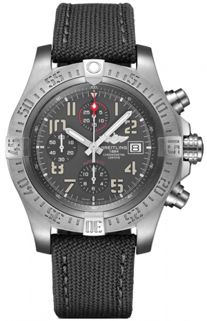 Buy Shop Breitling Avenger Bandit 45mm Anthracite Dial Black Nylon Strap Watch for Men - E13383101M1W1 USA Online
