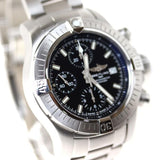 Buy Shop Breitling Avenger Chronograph 43 Black Dial Silver Steel Strap Watch for Men - A13385101B1A1 USA Online