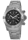 Buy Shop Breitling Avenger Chronograph 43 Black Dial Silver Steel Strap Watch for Men - A13385101B1A1 USA Online