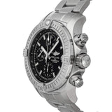 Buy Shop Breitling Avenger Chronograph 43 Black Dial Silver Steel Strap Watch for Men - A13385101B1A1 USA Online