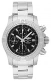 Buy Shop Breitling Avenger Chronograph 43 Black Dial Silver Steel Strap Watch for Men - A13385101B1A1 USA Online