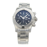 Buy Shop Breitling Avenger Chronograph 43 Black Dial Silver Steel Strap Watch for Men - A13385101B1A1 USA Online
