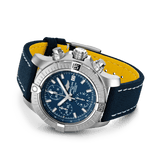 Buy Shop Breitling Avenger Chronograph 43 Blue Dial Blue Nylon Strap Watch for Men - A13385101C1X1 USA Online