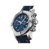 Buy Shop Breitling Avenger Chronograph 43 Blue Dial Blue Nylon Strap Watch for Men - A13385101C1X1 USA Online