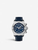 Buy Shop Breitling Avenger Chronograph 43 Blue Dial Blue Nylon Strap Watch for Men - A13385101C1X1 USA Online