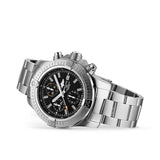 Buy Shop Breitling Avenger Chronograph 45mm Black Dial Silver Steel Strap Watch for Men - A13317101B1A1 USA Online