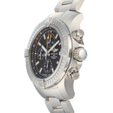 Buy Shop Breitling Avenger Chronograph 45mm Black Dial Silver Steel Strap Watch for Men - A13317101B1A1 USA Online
