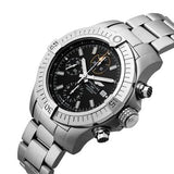 Buy Shop Breitling Avenger Chronograph 45mm Black Dial Silver Steel Strap Watch for Men - A13317101B1A1 USA Online