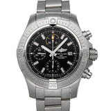 Buy Shop Breitling Avenger Chronograph 45mm Black Dial Silver Steel Strap Watch for Men - A13317101B1A1 USA Online