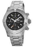 Buy Shop Breitling Avenger Chronograph 45mm Black Dial Silver Steel Strap Watch for Men - A13317101B1A1 USA Online