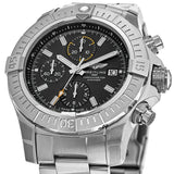 Buy Shop Breitling Avenger Chronograph 45mm Black Dial Silver Steel Strap Watch for Men - A13317101B1A1 USA Online