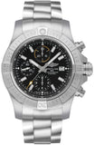 Buy Shop Breitling Avenger Chronograph 45mm Black Dial Silver Steel Strap Watch for Men - A13317101B1A1 USA Online