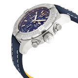 Buy Shop Breitling Avenger Chronograph 45mm Blue Dial Blue Calfskin Strap Watch for Men - A13317101C1X2 USA Online