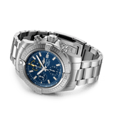 Buy Shop Breitling Avenger Chronograph 45mm Blue Dial Silver Steel Strap Watch for Men - A13317101C1A1 USA Online