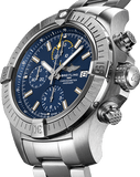Buy Shop Breitling Avenger Chronograph 45mm Blue Dial Silver Steel Strap Watch for Men - A13317101C1A1 USA Online