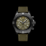 Buy Shop Breitling Avenger Chronograph 45mm Green Dial Green Nylon Strap Watch for Men - V13317101L1X1 USA Online