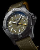 Buy Shop Breitling Avenger Chronograph 45mm Green Dial Green Nylon Strap Watch for Men - V13317101L1X1 USA Online