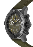 Buy Shop Breitling Avenger Chronograph 45mm Green Dial Green Nylon Strap Watch for Men - V13317101L1X1 USA Online