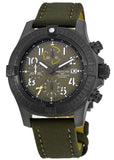 Buy Shop Breitling Avenger Chronograph 45mm Green Dial Green Nylon Strap Watch for Men - V13317101L1X1 USA Online