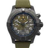 Buy Shop Breitling Avenger Chronograph 45mm Green Dial Green Nylon Strap Watch for Men - V13317101L1X1 USA Online