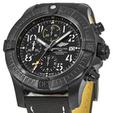 Buy Shop Breitling Avenger Chronograph 45mm Night Mission Black Dial Black Nylon Strap Watch for Men - V13317101B1X1 USA Online