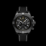 Buy Shop Breitling Avenger Chronograph 45mm Night Mission Black Dial Black Nylon Strap Watch for Men - V13317101B1X1 USA Online