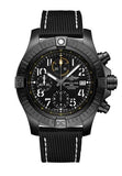 Buy Shop Breitling Avenger Chronograph 45mm Night Mission Black Dial Black Nylon Strap Watch for Men - V13317101B1X1 USA Online