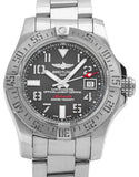 Buy Shop Breitling Avenger II Seawolf 45mm Grey Dial Silver Steel Strap Mens Watch - A1733110/F563 USA Online