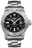 Buy Shop Breitling Avenger II Seawolf Stainless Steel 45mm Black Dial Mens Watch - A1733110/BC31 USA Online