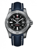 Buy Shop Breitling Avenger II Seawolf Stainless Steel 45mm Blue Leather Strap Mens Watch - A1733110/BC31/112X USA Online