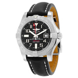 Buy Shop Breitling Avenger II Seawolf Stainless Steel 45mm Volcano Black Leather Strap Mens Watch - A1733110/BC31/436X USA Online