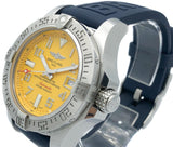 Buy Shop Breitling Avenger II Seawolf Yellow Dial Blue Rubber Strap 45mm Mens Watch - A1733110/I519/157S USA Online