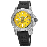 Buy Shop Breitling Avenger II Seawolf Yellow Dial Mens Watch - A1733110/I519/153S USA Online
