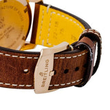 Buy Shop Breitling Avi 1953 Edition Black Dial Brown Leather Strap Watch for Men - RB0920131B1X1 USA Online
