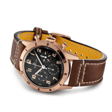 Buy Shop Breitling Avi 1953 Edition Black Dial Brown Leather Strap Watch for Men - RB0920131B1X1 USA Online