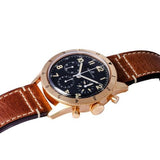 Buy Shop Breitling Avi 1953 Edition Black Dial Brown Leather Strap Watch for Men - RB0920131B1X1 USA Online