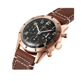 Buy Shop Breitling Avi 1953 Edition Black Dial Brown Leather Strap Watch for Men - RB0920131B1X1 USA Online