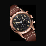 Buy Shop Breitling Avi 1953 Edition Black Dial Brown Leather Strap Watch for Men - RB0920131B1X1 USA Online