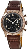 Buy Shop Breitling Avi 1953 Edition Black Dial Brown Leather Strap Watch for Men - RB0920131B1X1 USA Online